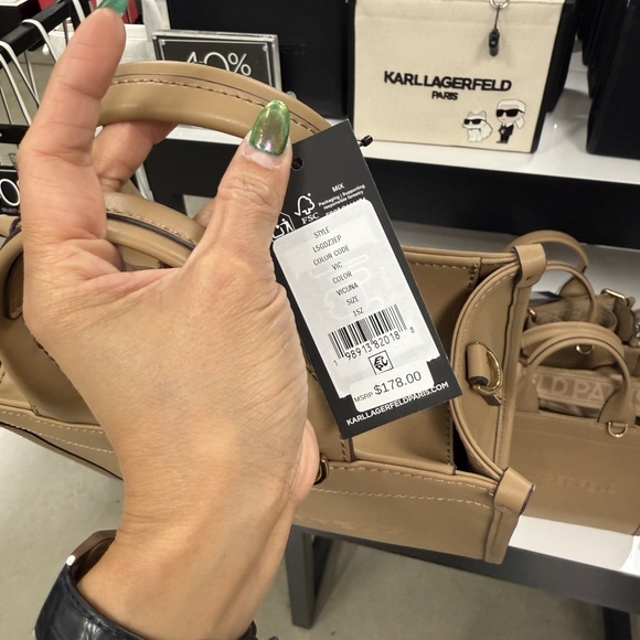 Karl Lagerfeld Camel Tote Bag - Picture 5 of 5